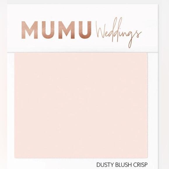 New Show Me Your MuMu Shannon One Shoulder Dusty Blush Crisp Small Women’s - Picture 5 of 8